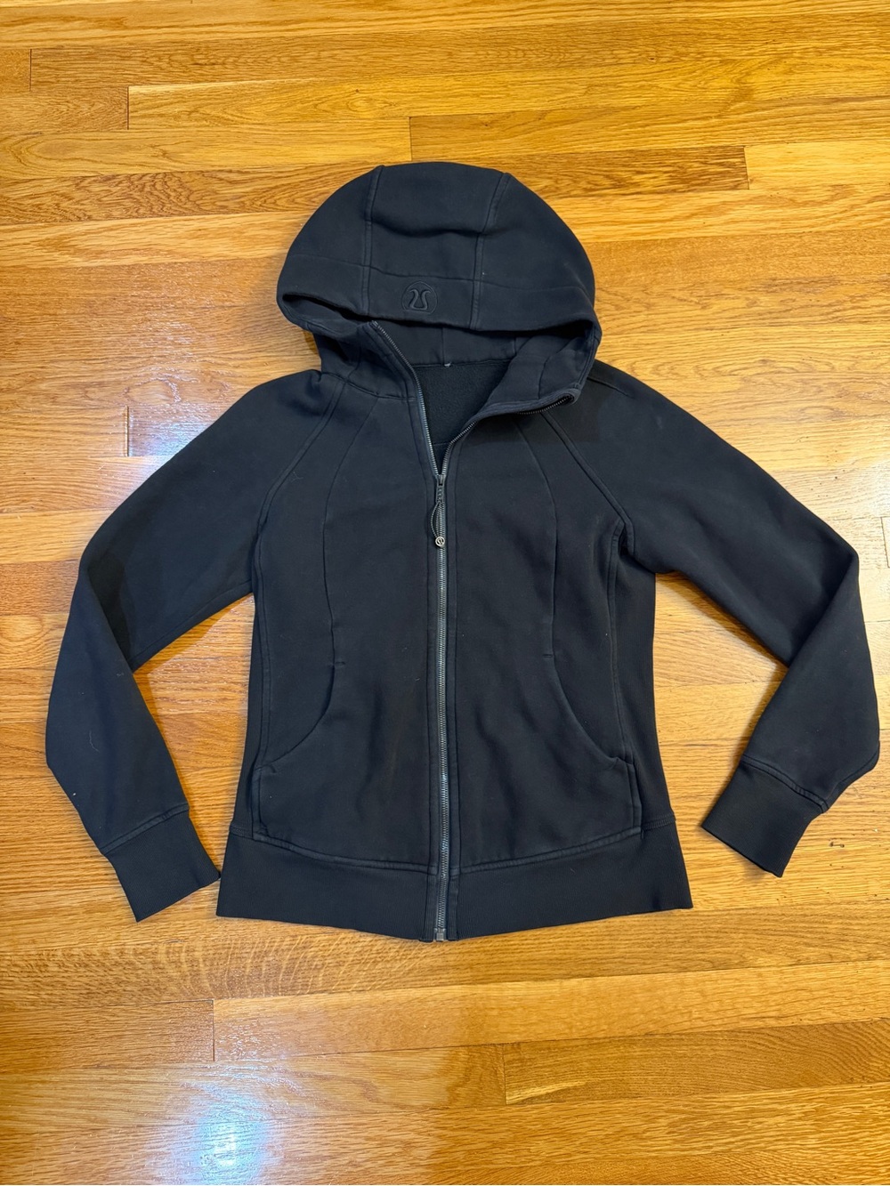 Lululemon Scuba Hoodie *Light Cotton Fleece Black - Size 10